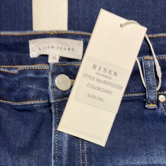 Risen-Denim Dark Wash Straight Leg - Size 3XL-NWT - Picture 3 of 5